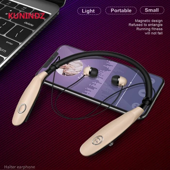 Dual Dynamic Bass Sonido Bluetooth Auriculares con Gancho/en-ear Sport Auriculares Inalámbricos de 600mAh MP3 Impermeable Auricular Para teléfono inteligente