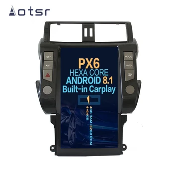 DVR del coche de la Navegación GPS Android 9.0 px6 Tesla estilo Para TOYOTA LAND CRUISER Prado 150-2017 Multimedia de Audio del Coche de GPS para Android