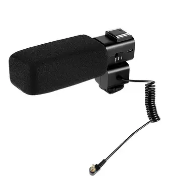 EastVita CM530 Grabación de Vídeo Estéreo con Micrófono para DSLR Cámara Estéreo de la Videocámara Cardioide Micrófono para Ordro/Sony/Nikon/Canon DV