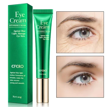 EFERO Retiro de la Arruga Crema para los Ojos Contra la Luz Azul de los Ojos de Atención de Suero Anti-Bolsas y Ojeras Anti-Envejecimiento de los Ojos Cremas Hidratantes