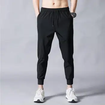 El crecimiento nominal cero 2020 ropa Deportiva Pantalones Casual Elástico de Algodón de los Hombres de Hip Hop Entrenamiento Fitness con Pantalones Skinny pantalones de Chándal, Pantalones