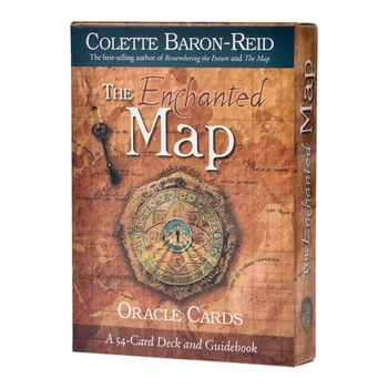 El Enchanteds Mapa 54 Oracle Baraja De Cartas Misteriosas Inglés Tarot, La Adivinación Del Destino De Parte De La Familia Juego De Tablero De Envío De La Gota