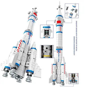 El Espacio De La Nave Espacial De Los Juguetes De Los Niños Ladrillos Ciudad Modelo Technic Cohetes Portadores De Bloques De Construcción De Astronauta Figuras De Juguete De Regalos Para Niños Chicos