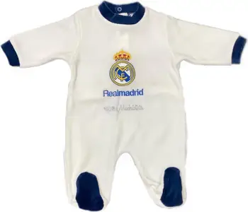 El Real Madrid de Fútbol Femenino de Bebé Niño o Niña, para usar en la calle o en el Oficial y Divertido Pijama