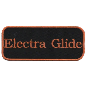 Electra Glide Parche bordado, hierro parche, gestickter parche, parche brode, remendo bordado, toppa ricamata Tamaño: 8,40x4cm