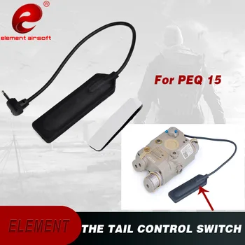 Elemento de Airsoft Táctico Linterna PEQ 15 Interruptor de la Cola Interruptor de Control de PEQ15 LA-5C PEQ Interruptor Remoto de Armas de la Luz PEQ EX430