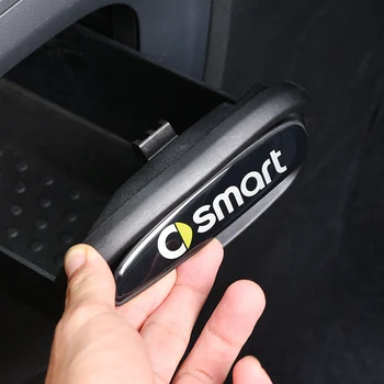 Encendedor de Cigarrillos del coche etiqueta Engomada de la Manija del Cajón de la etiqueta Engomada de la Decoración 3D Pegatinas Para Mercedes Smart 453 Fortwo Forfour Accesorios