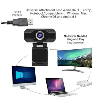 Enfoque automático 1080P Webcam Cámara Web Con Micrófono Para Pc/Ordenador Usb de la Cámara Web Cam Webcam Full Hd 1080P Dropship