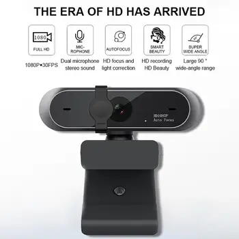 Entrega rápida M9 1080P HD Mini Ordenador con Webcam Anti-peeping Giratorio Ajustable de la Cámara Para la transmisión en Vivo de Video de los Trabajos de la Conferencia