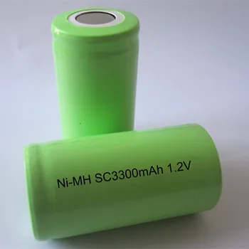 Envío gratis de Alta calidad de los juguetes Eléctricos de la batería Ni-MH Ni mh SC 3300mAh 1.2 V Herramientas de la batería de Lámparas de batería 20pcs/lote