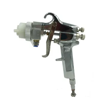 Envío gratis doble de 1,3 mm de boquilla presión de la pistola Nano cromo pintura de doble cabezal de Aire de neumático presión de pulverización