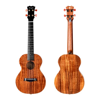 Enya Ukelele de Concierto, el Tenor K1 Sólido KOA Ukelele Acústica de los Instrumentos de Cuerda Hawaii Mini Guitarra con la Recogida y el Ukelele Bolsa