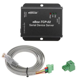 EPEVER TCP módulo de eBOX-TCP-02 Serial Puerto de Red del Servidor de Ethernet del Módulo de conversión puerto Serie Para el Controlador Solar Regulador