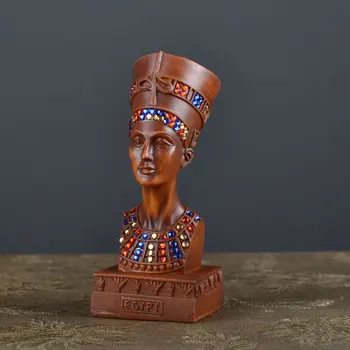 Escritorio De La Decoración De La Estatua De Egipto Figuritas Vintage De Decoración Para El Hogar En Resina Modelo