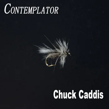 ESPECTADOR 4pcs/caja 12# Chuck Caddis ninfa de la marmota de cabello ala de mosca seca cebos imitar a los insectos de los señuelos para la pesca de la trucha steelhead