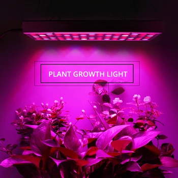 Espectro completo Panel de Luz LED de Crecer AC85~265V 25W 45W crecimiento de la Lámpara Para Crecer Tienda Cuadro de las Plantas de Interior de Flor Hydro Jardín Hidroponía