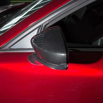 Espejo retrovisor de la Cubierta del Parachoques Tira Para Mazda CX30 CX-30 2020 2021 2019 la Fibra de Carbono Exteriores Decorativos Pegatinas Modificación