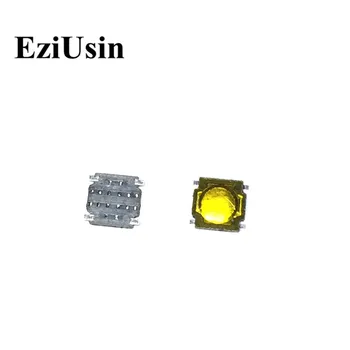 EziUsin 100pcs 4.5*4.5*0.55 TS-032G Impermeable Teclado de Membrana Táctil Botón de Micro Interruptor Poco de Película Delgada Teclado 4.5*4.5