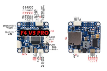 F4 betaflight F4 Pro V3 vuelo Placa de controlador incorporado de OSD barómetro para FPV Quadcopter