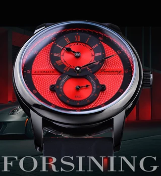 Forsining 2021 Deporte De Moda Las Carreras De Diseño De La Red Mens Relojes Mecánicos Automáticos De Pulsera De Reloj De La Parte Superior De La Marca De Lujo Masculino Reloj Relogio