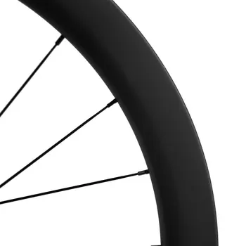 Frenos de disco de Carbono Ruedas de 700c juego de Ruedas de Bicicleta de Carretera de Bloqueo central de Ciclocross Rueda de la Bicicleta a Través del Eje