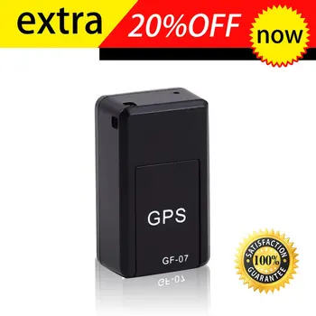 GF07 Magnético Mini Car Tracker GPS de Seguimiento en Tiempo Real Localizador de Dispositivo Magnético del Perseguidor de GPS en tiempo Real Localizador de Vehículo