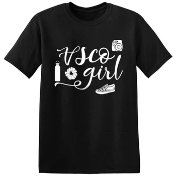 Greenmill Ropa VSCO Chica de la Camisa Linda Camiseta de la Juventud de las Mujeres(2)