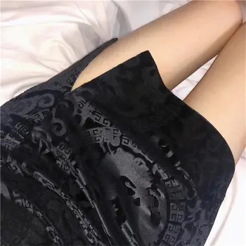 Harajuku Faldas De Las Mujeres Oscuro De La Moda De China Estilo Retro De Los Patrones De Faldas De Cintura Alta De Verano Casual De Streetwear