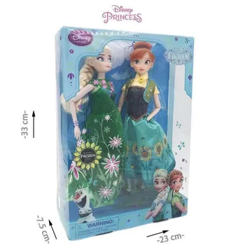 Hasbro Congelados de la Princesa de Disney Queen Elsa Anna Juego de Casa Pretender Muñeca Juguetes para los Niños de la Muchacha Regalos de Cumpleaños 2 Pcs/set