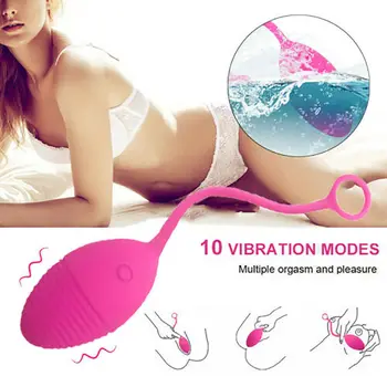 HIMALL G-Spot Vibrador Bala Huevos Vibrador Juguetes Sexuales para la Mujer USB de carga Estimulador de Clítoris Vaginal Masaje Bola