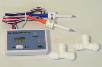 HM Digital DM-1 Casa de Agua En el Grifo de la Línea de Doble TDS Monitor puede Medir tanto En poner el Agua y la Salida de Agua