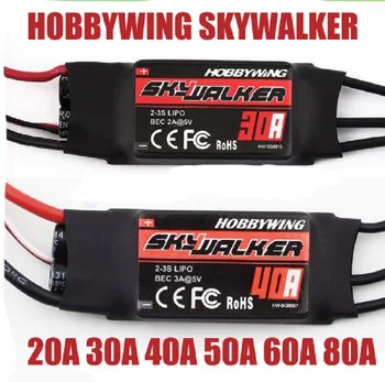 Hobbywing Skywalker 20A 30A 40A 50A 60A 80A ESC Velocidad Controler Con UBEC Para RC FPV Quadcopter RC Aviones Helicóptero