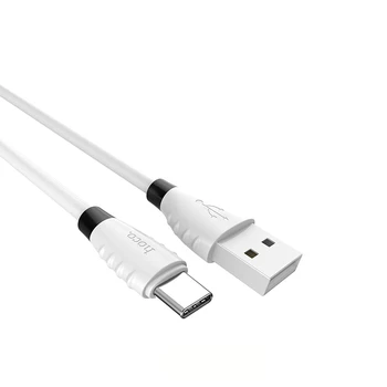 HOCO de Silicona Suave Micro USB Cable para el iPhone 11 Xs Max 8 7 6 C Cable de Carga USB para Samsung, Xiaomi, Huawei Tipo-C Cable del Cargador