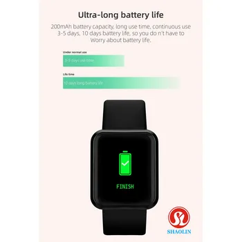 Hombre Mujer Inteligente Reloj Impermeable Smartwatch Heart Rate Monitor de Presión Arterial de la Banda para el Apple Watch iPhone Android Reloj deportivo