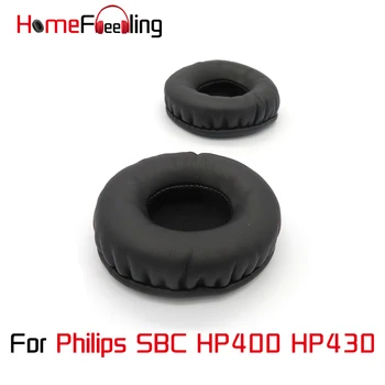 Homefeeling Almohadillas Para Philips SBC HP400 HP430 Almohadillas Redondas Universal Leahter Repalcement Partes almohadillas
