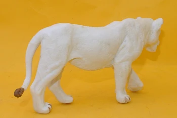 Hot toys:Caminar Blanco Leona León modelo de Simulación de Animales juguetes de niños la educación de los niños props