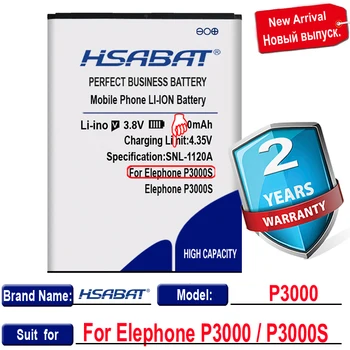 HSABAT 4400mAh Batería para Elephone P3000S Elephone P3000 envío gratis