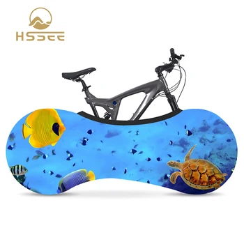 HSSEE Océano de la serie de bicicletas de la cubierta de la leche de seda de alta elasticidad de la no-descoloramiento interior 700C 26