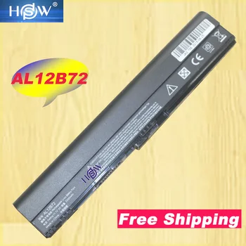 HSW 6cell Batería AL12A31 AL12B72 KT.00407.002 AL12B31 AL12X32 para acer Aspire One envío gratis