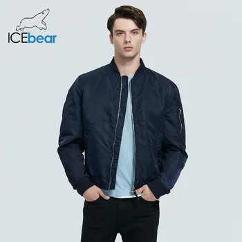 ICEbear 2020 Nueva primavera de los hombres chaqueta corta de la moda de vuelo de la capa de los hombres de la ropa de alta calidad de la marca de la chaqueta de MWC20706D
