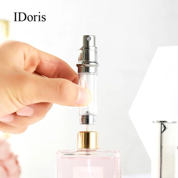 IDoris 5ml Viaje Portátil Mini Contenedor de Aluminio Recargables Perfume Botella de Aerosol Vacío de Cosméticos de Almacenamiento de Botellas