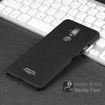 Imak Para LG G7 ThinQ G710EM Caso de la Cubierta de la PC Duro Cubierta Posterior Para el LG G7 ThinQ cajas del Teléfono de Shell