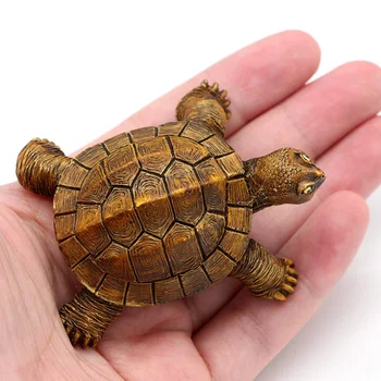 Imanes de nevera pegatinas de simulación Pequeña Tortuga modelo 3D de animales magnético de la tortuga de reptiles modelo de imán hogar decoración nevera