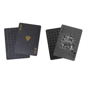 Impermeable de Plástico de PVC Jugando a las Cartas Conjuntos de Magia Trucos de Poker Regalo Creativo
