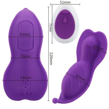 Inalámbrica Laicos En Bragas Vibradores estimuladores de Clítoris Juguetes Sexuales para mujeres Mujeres Masturbador de la Máquina de la Mujer Toyes Masajeador Anal