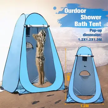 Instantánea Pop-Up Pod vestuario de Privacidad de la Tienda de campaña Portátil Anti-UV Ducha Campamento de tiendas de campaña Aseo Lluvia Refugio para Acampar al aire libre de la Playa