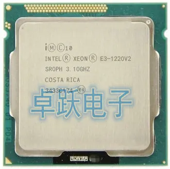 Intel Xeon E3-1220 V2 E3-1220 V2 3.1 GHz 8MB de 4 núcleos a 1.333 mhz SR0PH LGA1155 CPU Procesador E3 1220V2 envío gratis