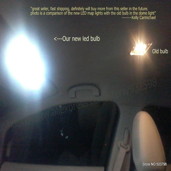 Interior led luces del Coche Para Honda accord 8 cu sedán raíces cw bombillas para coches de Licencia de Luz de la Placa de 8pc