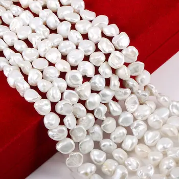 Irregular Ronda en Forma de Perlas de perlas Perlas Naturales, Perlas de agua Dulce Collar de la Pulsera de la Joyería de BRICOLAJE Accesorios