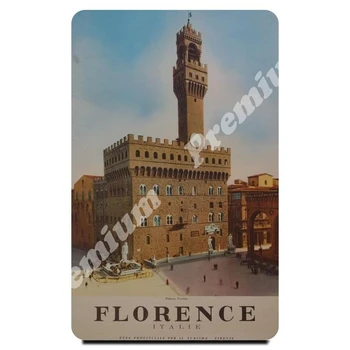 Italia recuerdos de imanes vintage turístico cartel